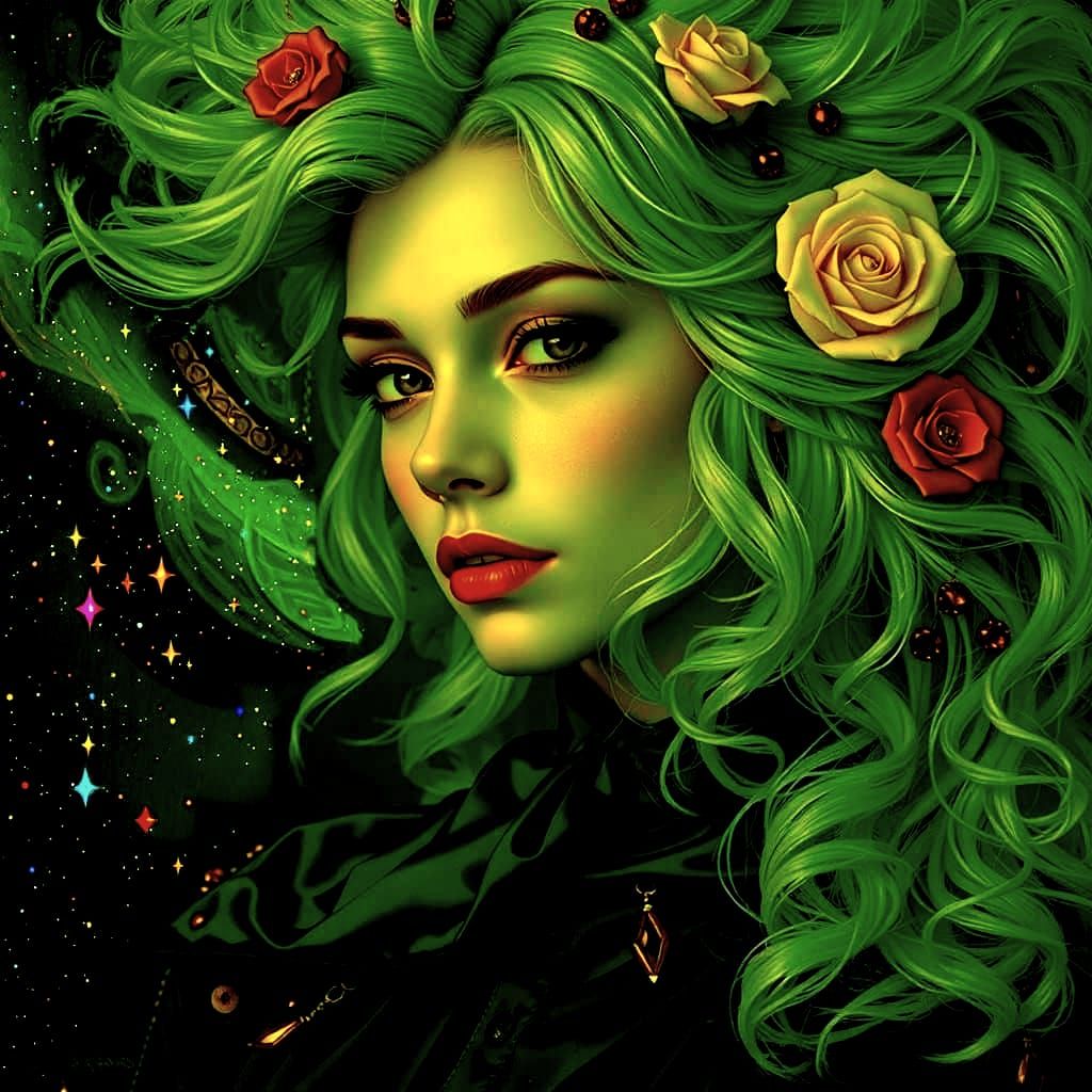 Stellar Cosmos Unveiled in Photorealistic Glory with Fibonac...