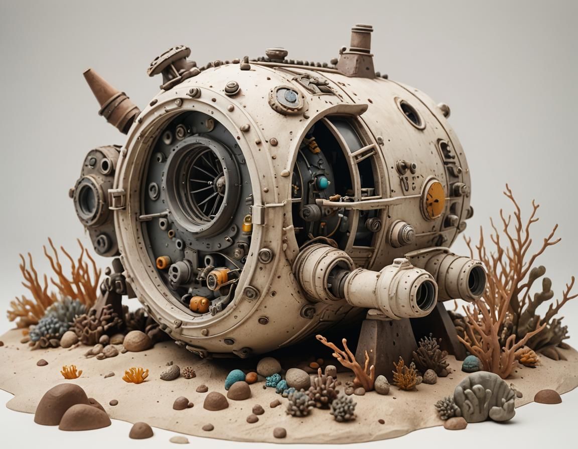 Claymation Submersible: Aardman-Inspired Deep Sea Explorer