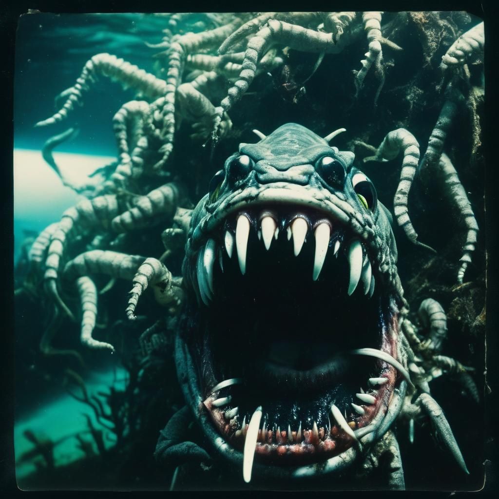 Horrific Deep Sea Monster in the Mariana Trench