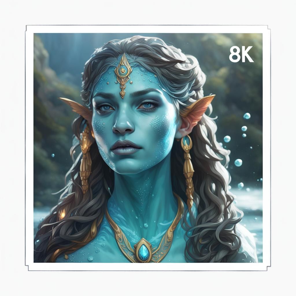 (Tsireya) Avatar the way of water colourful 4k detailed eleg...