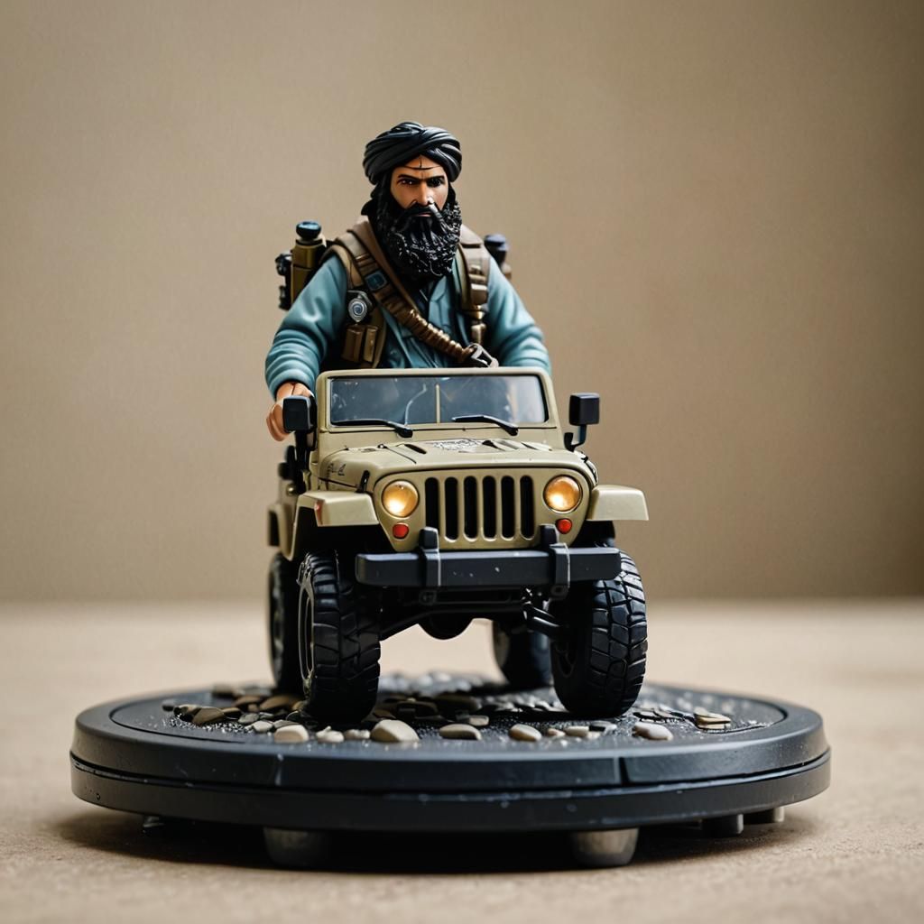 Taliban Action Figure Toy Design Masterpiece