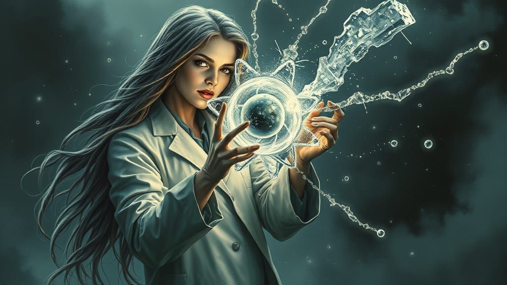 Ethereal Scientist Unveils Cesium Atom in Haunting Mystical ...