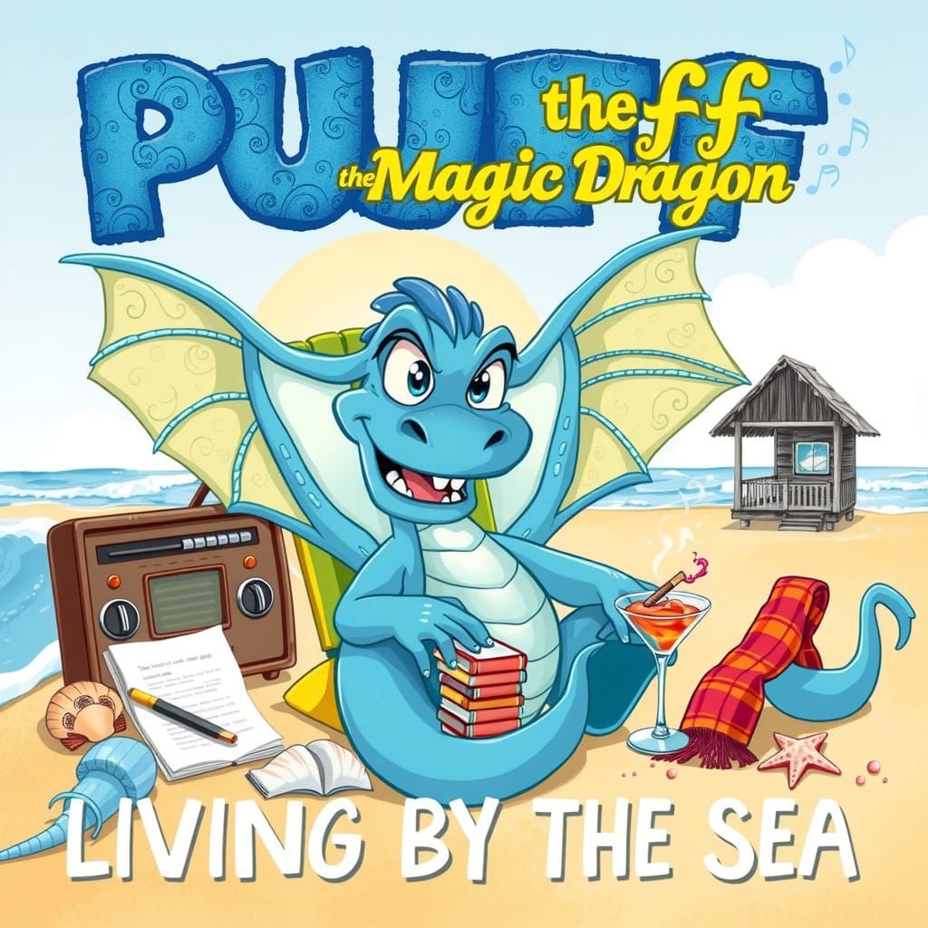 A cute, goofy, toothy grin spreads across the face of a cartoon SLATE BLUE dragon, its pointed middle tooth gleaming wit...