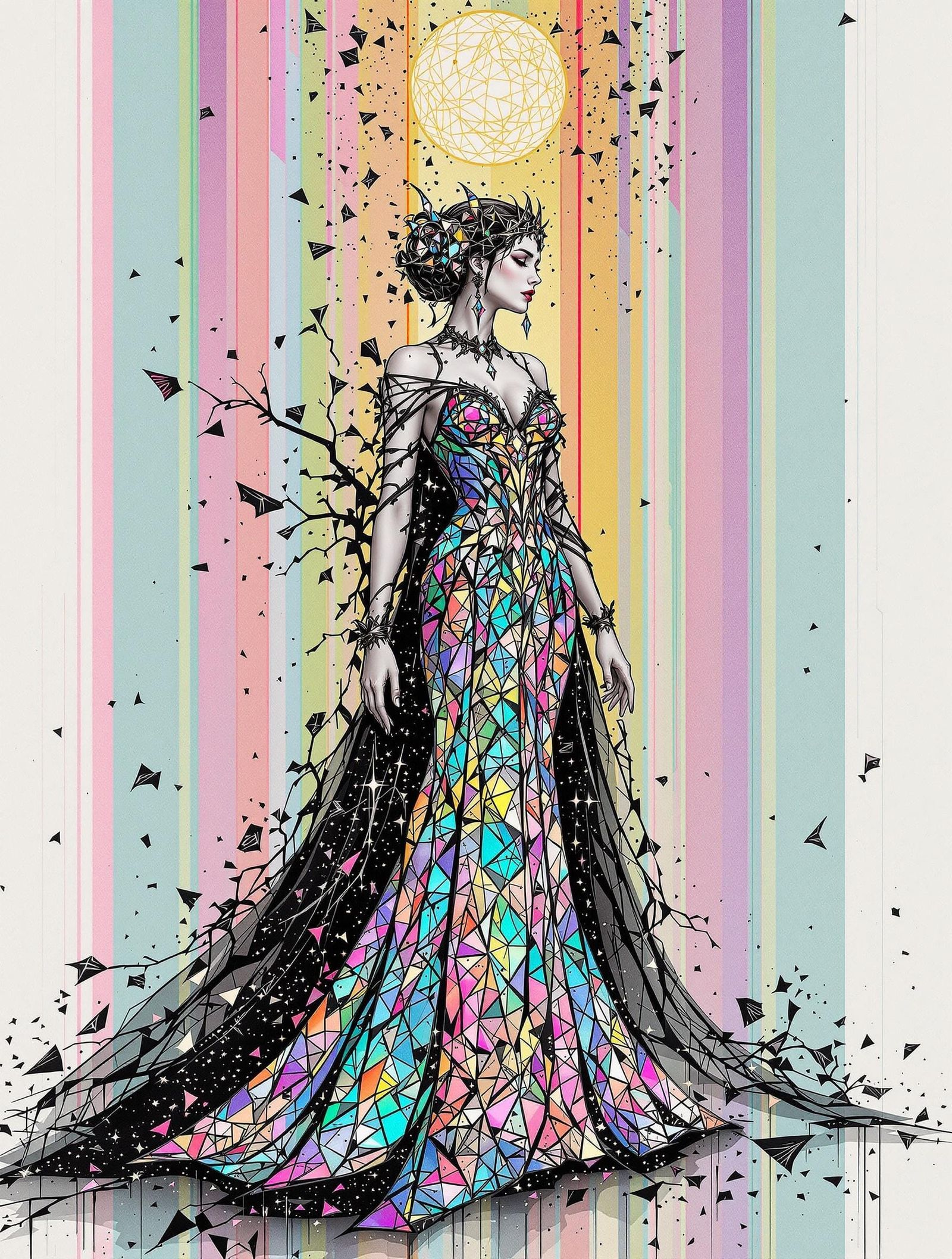 Iris Shines as Luminous Beacon in Shattered Stained Glass Go...