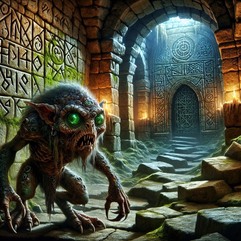 Undead Kobolds Stalk a Forsaken Dungeon