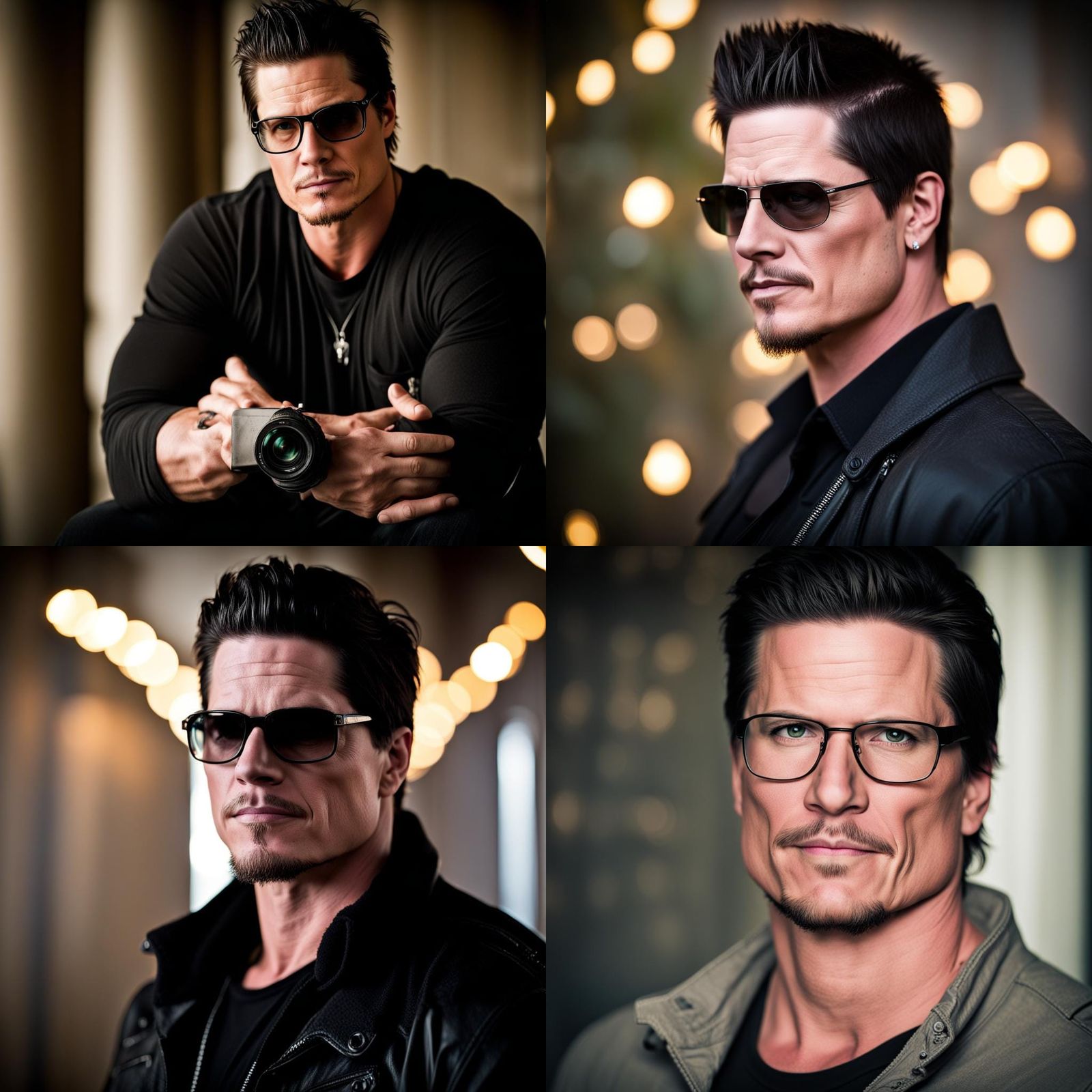 Professional Portrait of Zak Bagans with Bokeh