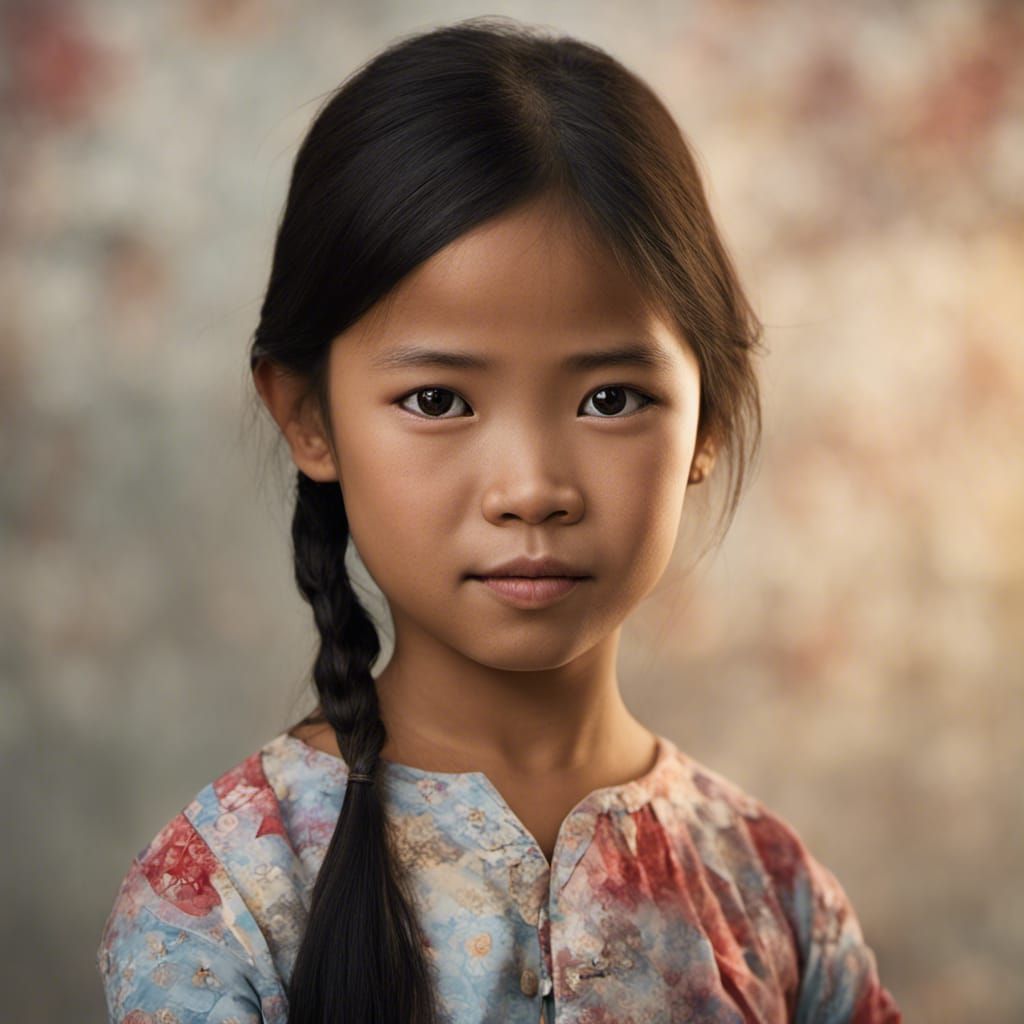 Thailand Girl Portrait in Professional Photography Style
