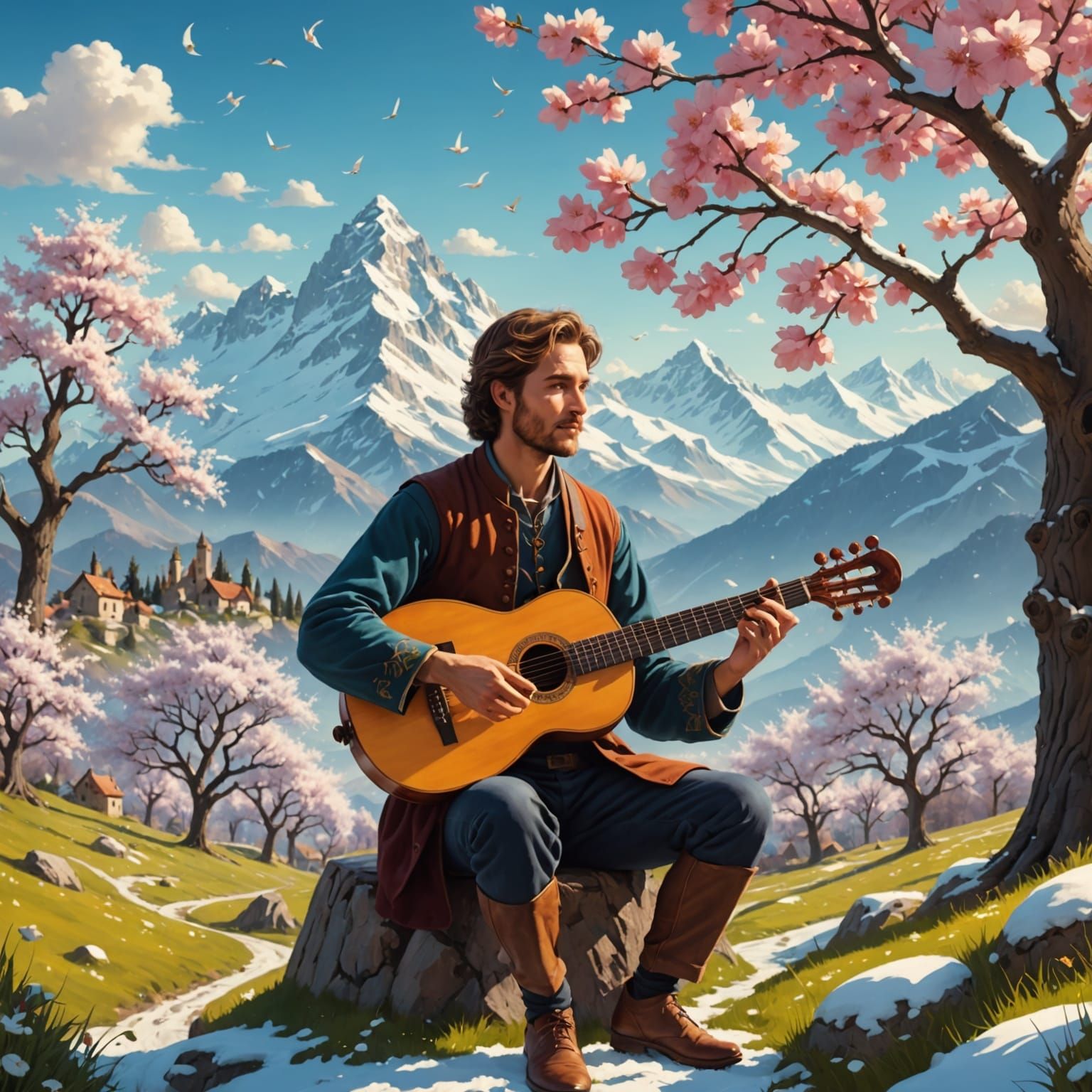 Orpheus with his lute made trees,
And the mountain tops that...