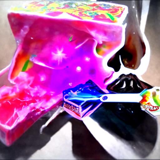 Razor Blade Lollipop in Astral Cosmic Style