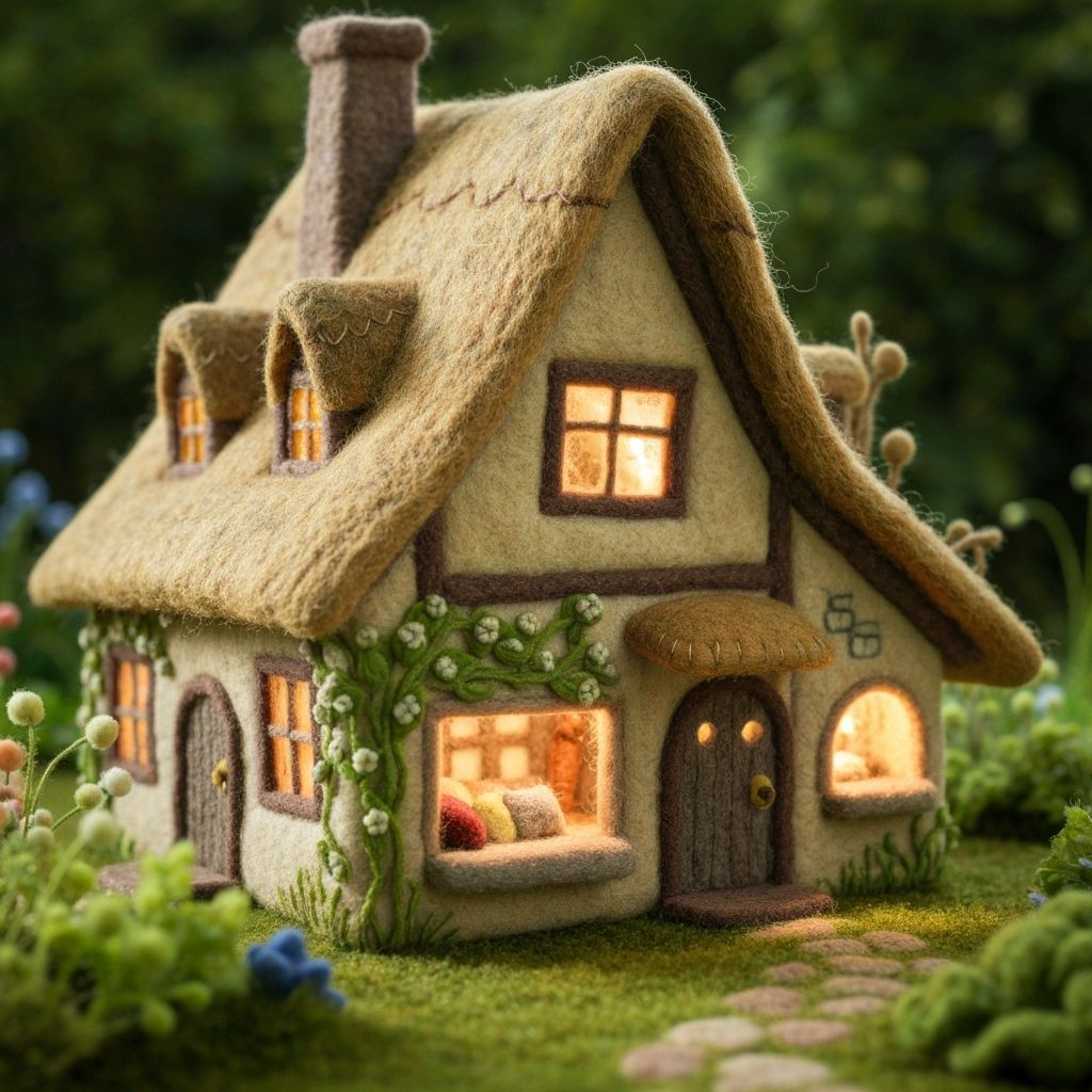 Whimsical Wool House Inspired by Fairy Tales
