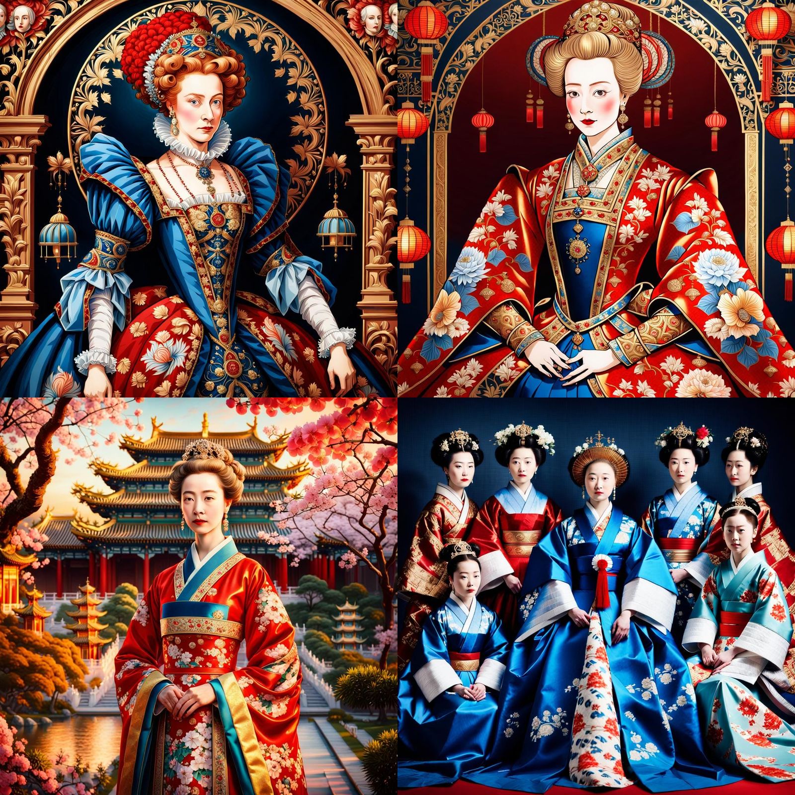 Queen Elizabeth I as Empress of China