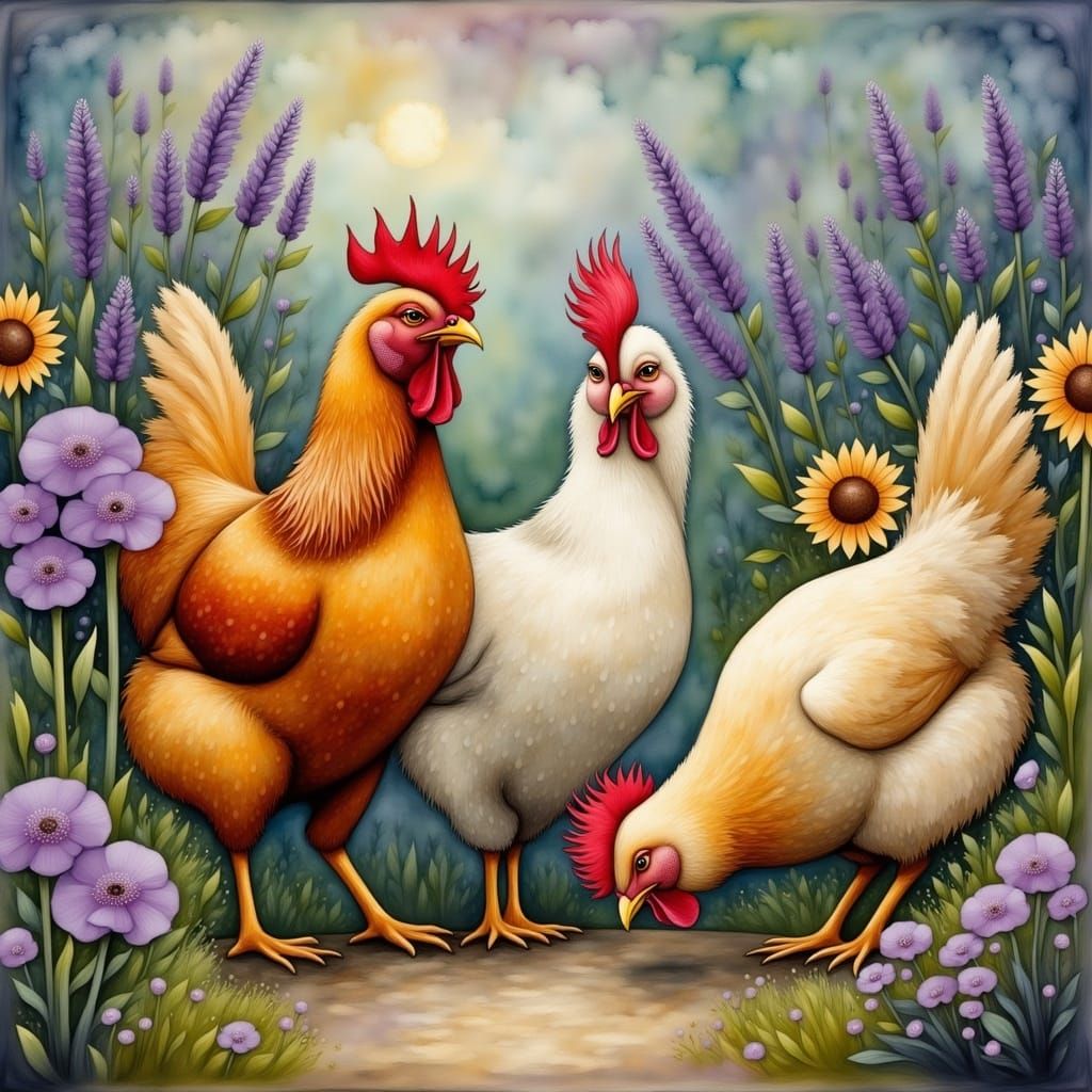 Three French Hens