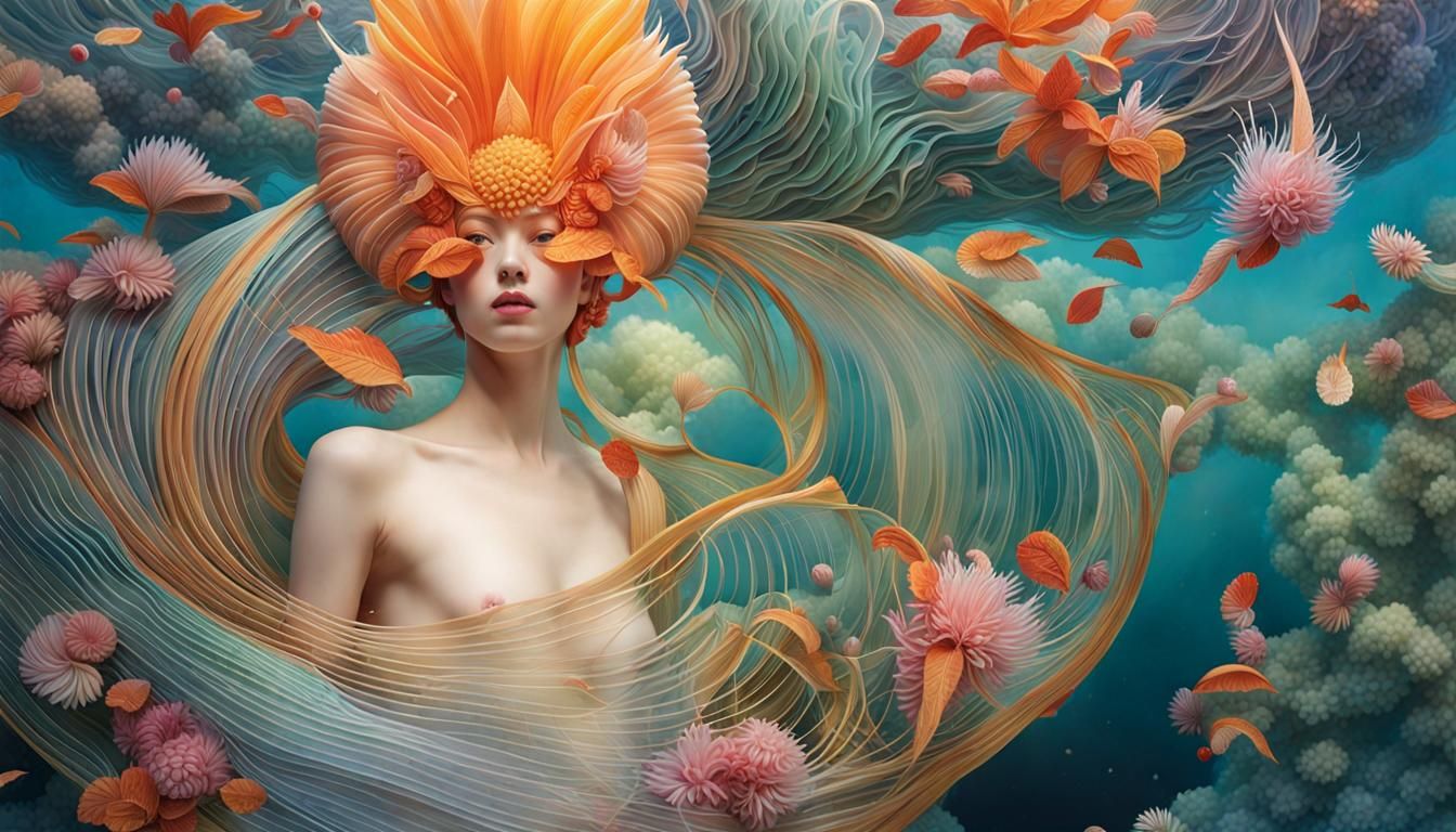 Paradox of Self-Awareness: Dynamic, Detailed Art