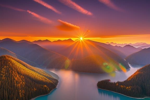 JiuZhaigou National Park Panorama: A Fantasy Landscape