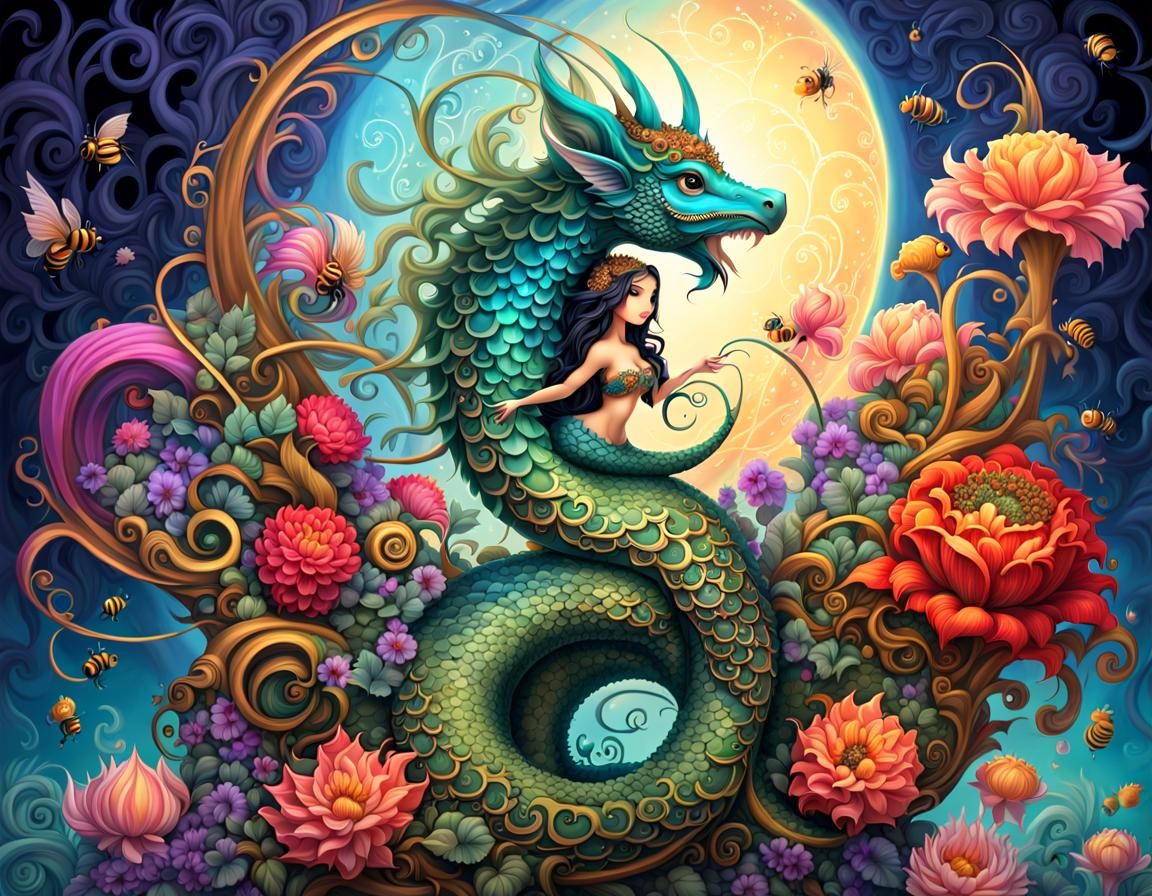 The Mermaid and the Sea Serpent