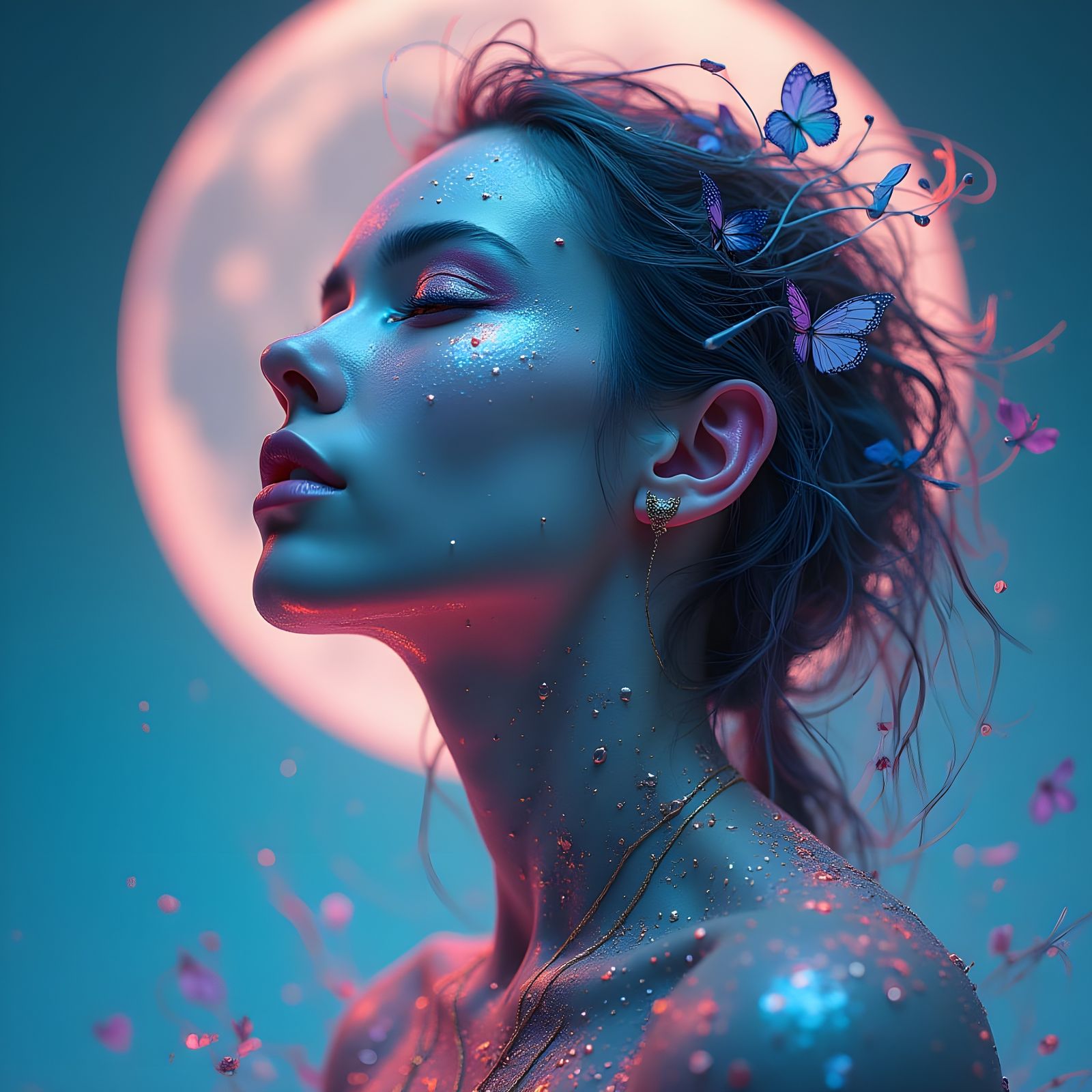 Ethereal Self-Portraits Blending Reality and Dreamscape