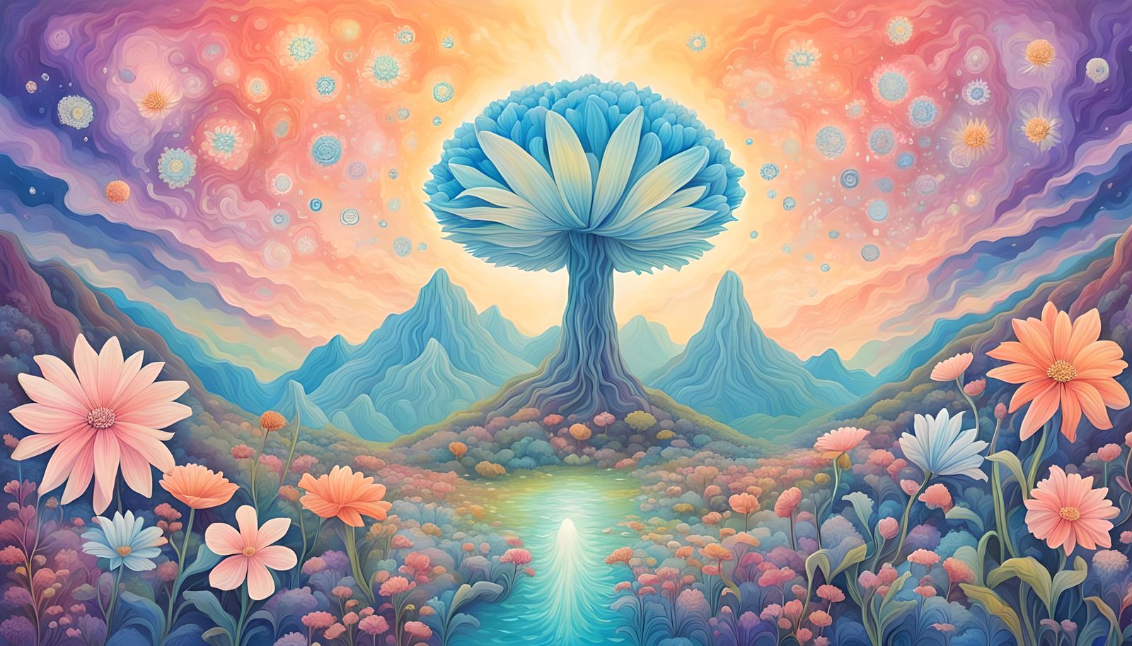 The Lemurian Sky Flowers Sing