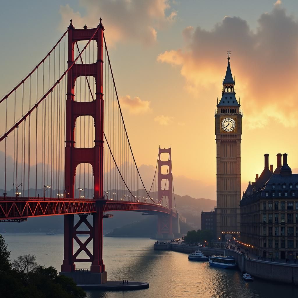 Golden Gate Replaces Tower Bridge, Leading to Big Ben