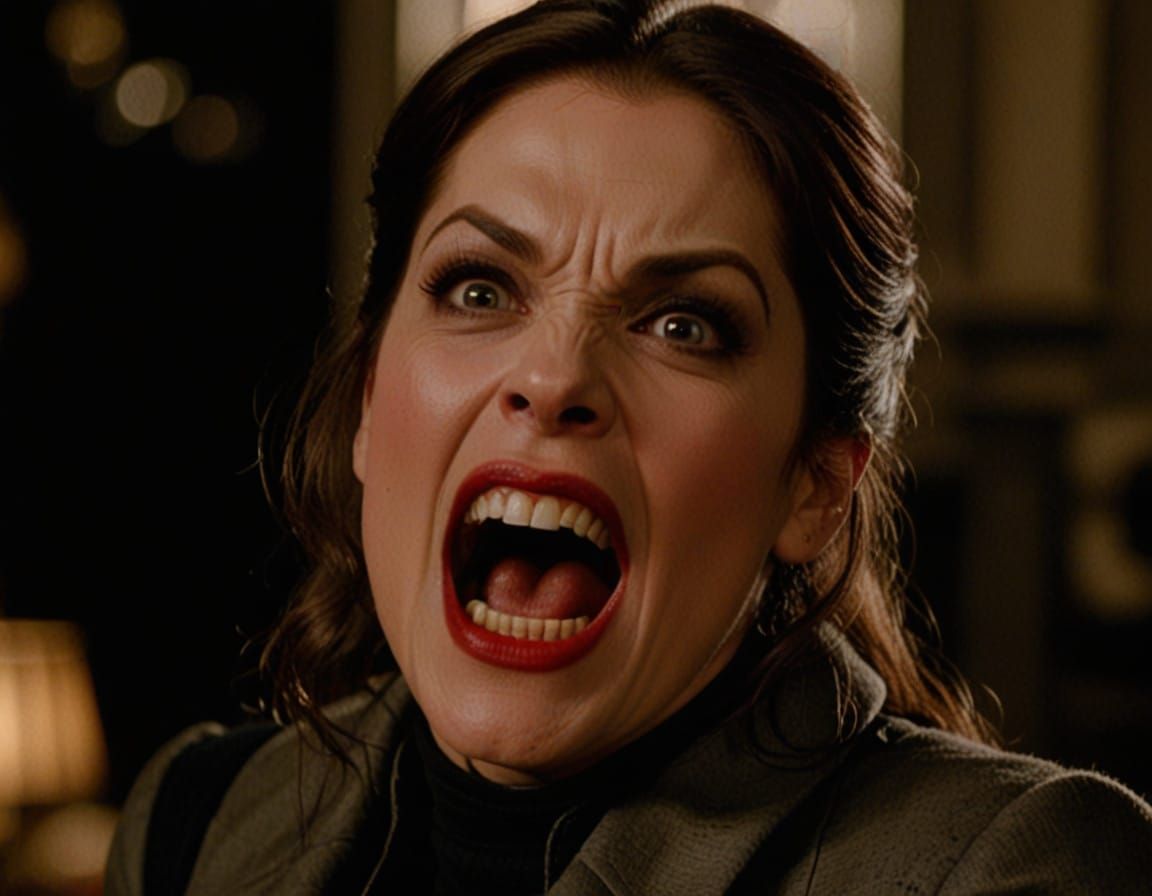 Ethereal Vampire Goddess in Dark Gothic Style