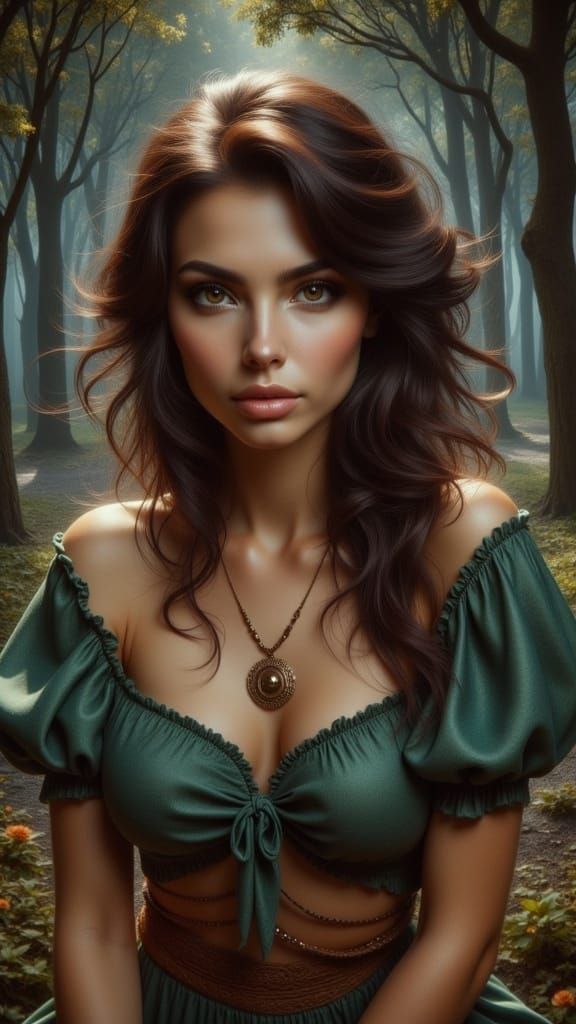 Mysterious Woman Unveils Turbulent Past in Intimate Portraya...