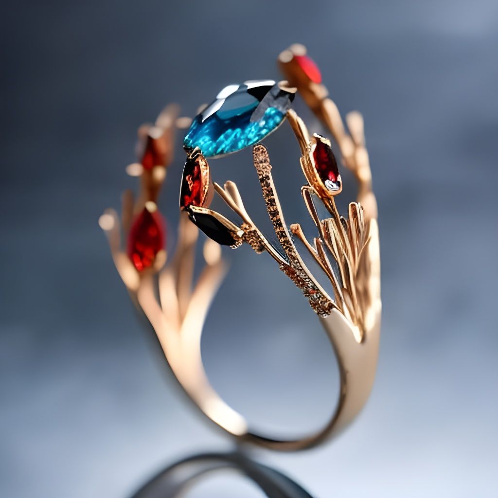 Jeweled Ring Reclaimed by Coral: Underwater Macro Photograph...