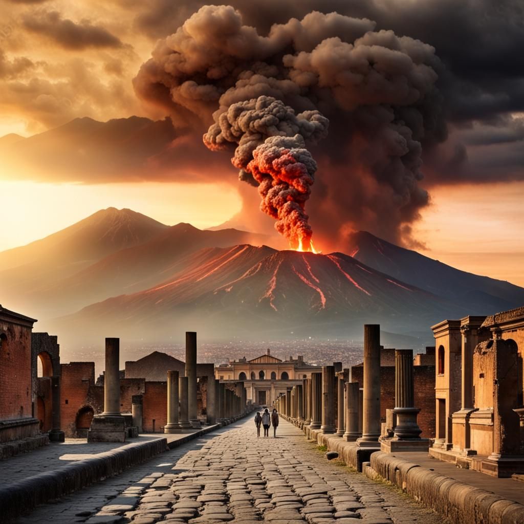 Pompeii Eruption: A Dramatic Historical Photo