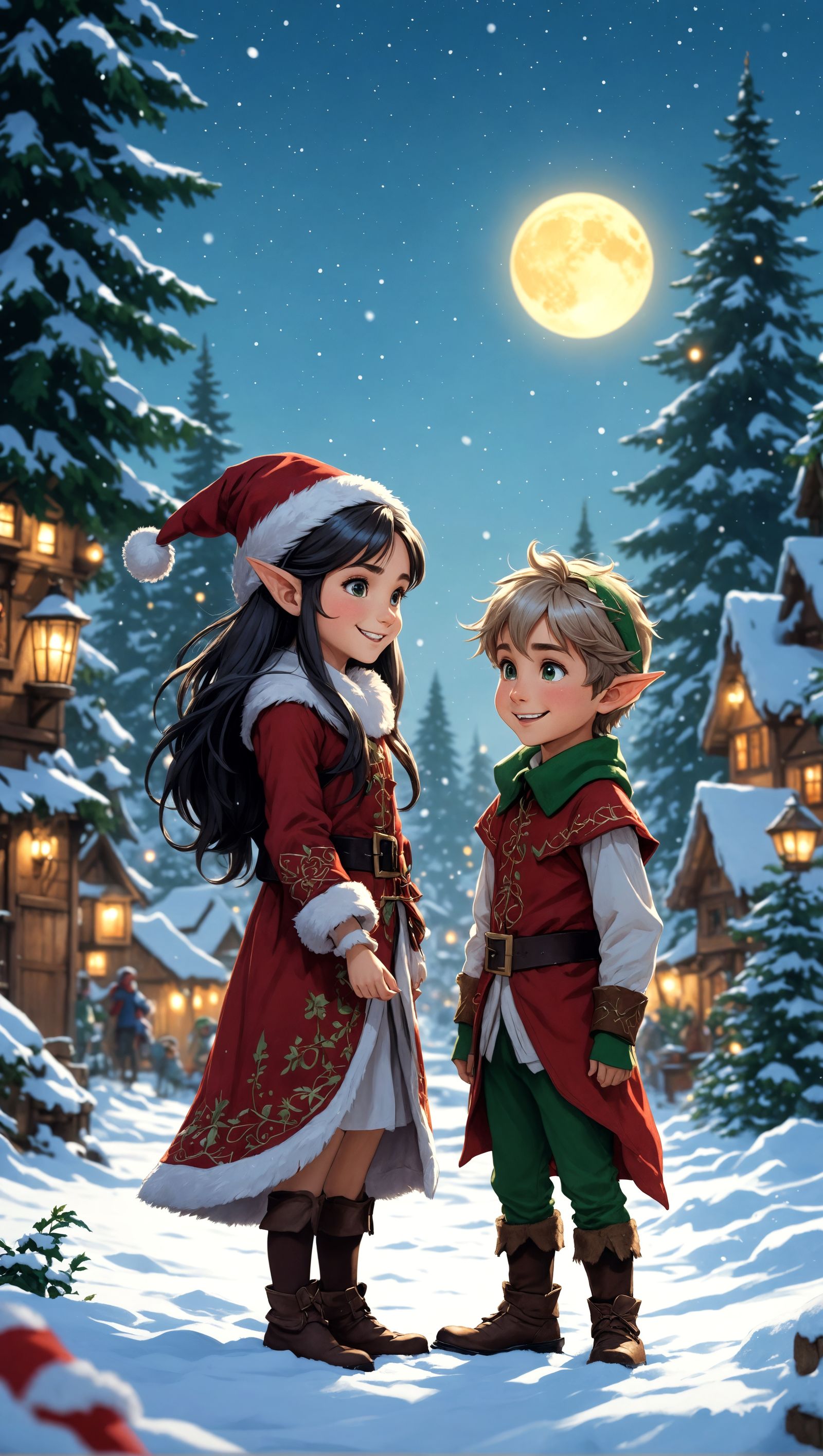 11 year old girl dark flying long hair and 9 year old short ...