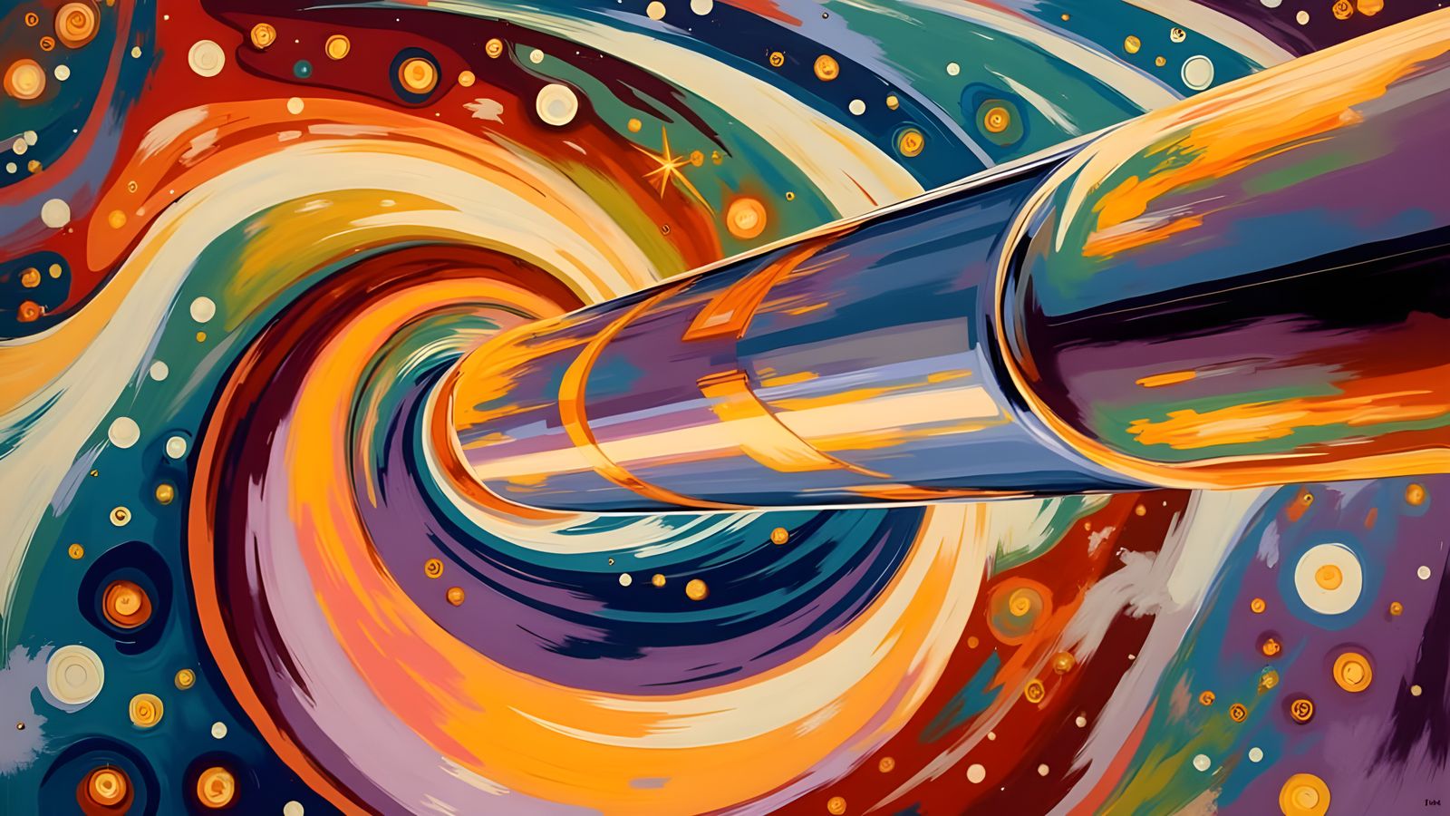 Stunning Superluminal Cylinder in Cosmic Vortex