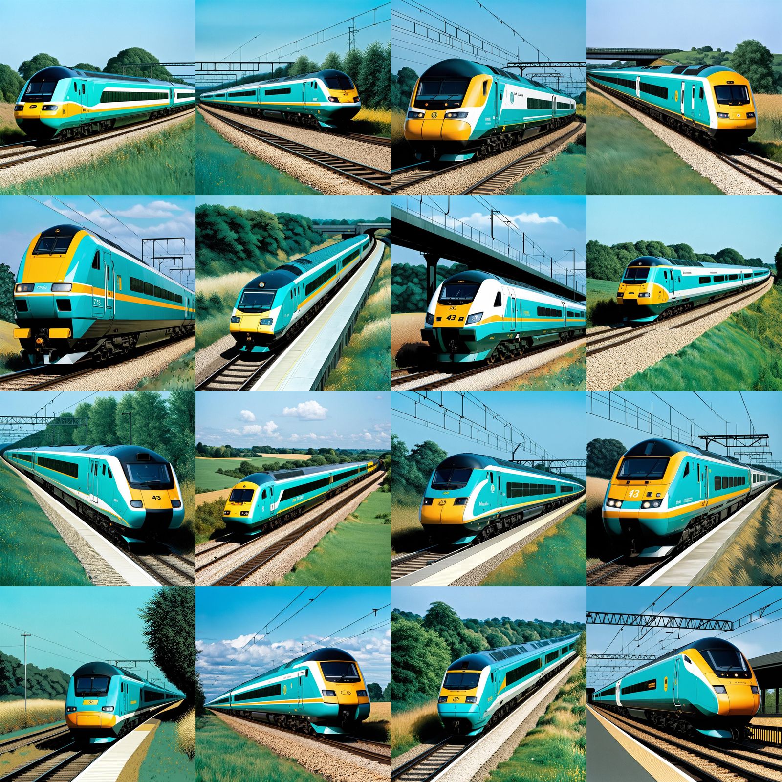 British Rail Intercity 125 on Midland Mainline