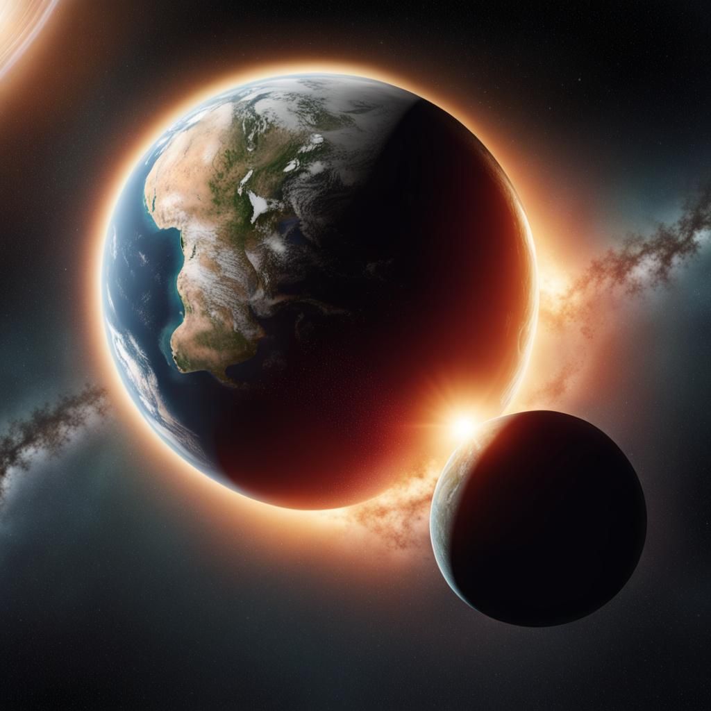 Earth-like Planet Seen by Space Probe