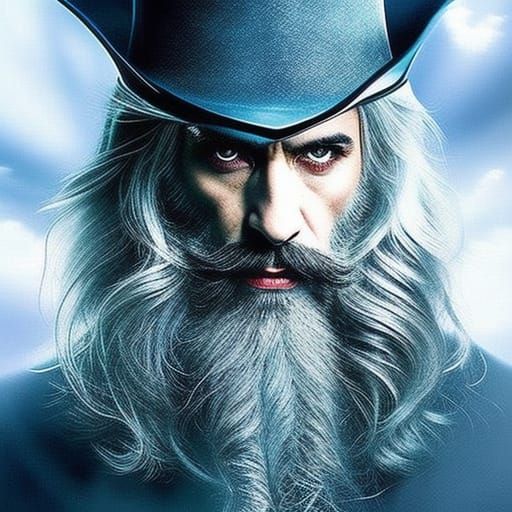 Detailed 3D Wizard in Stunning Cityscape