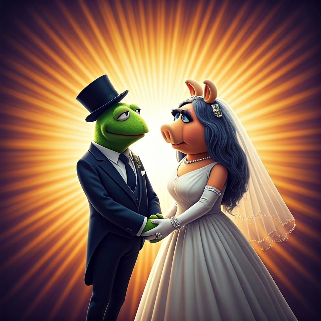 Pixar-Style Wedding Day Celebration