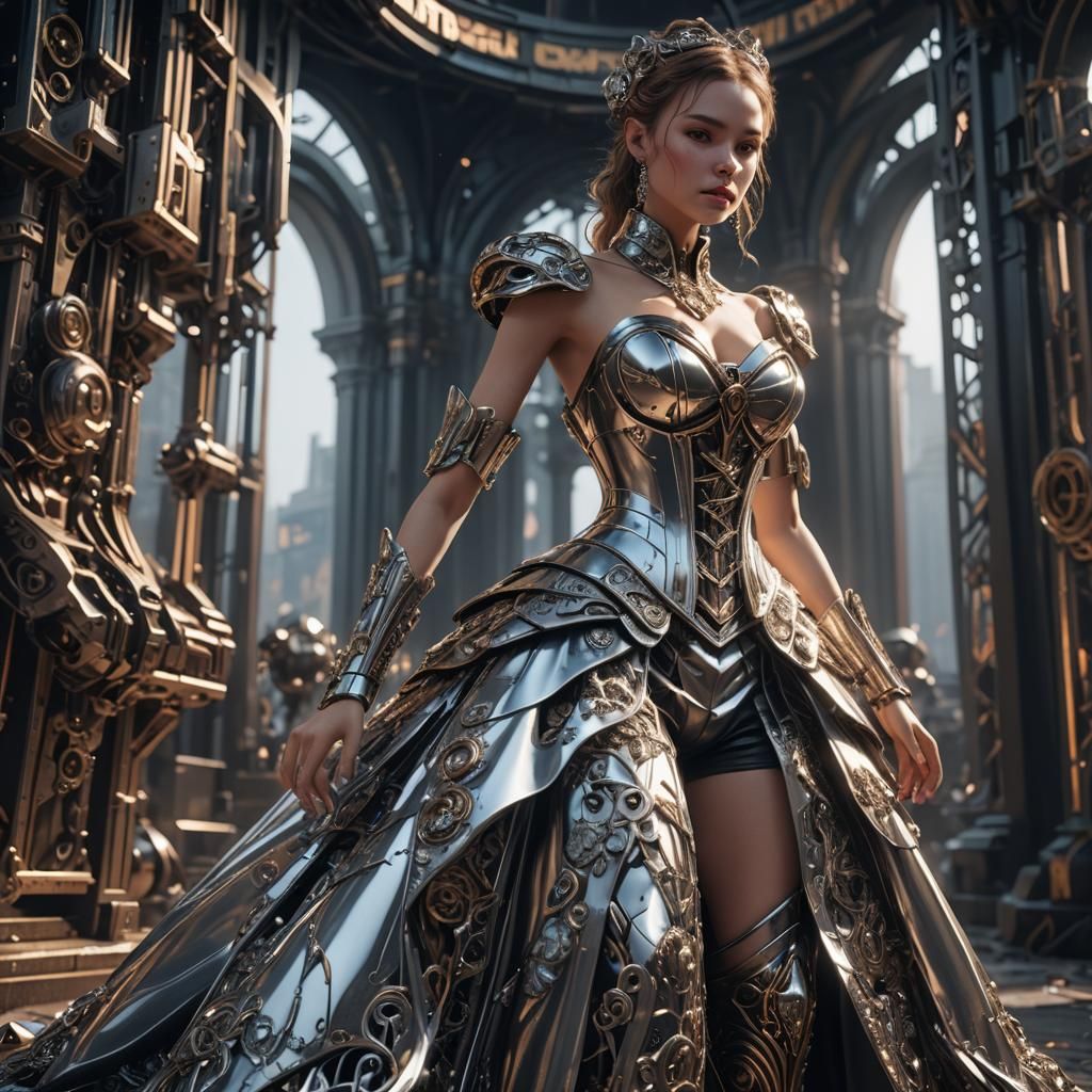 Epic Fashion Mech in Cinematic Detail