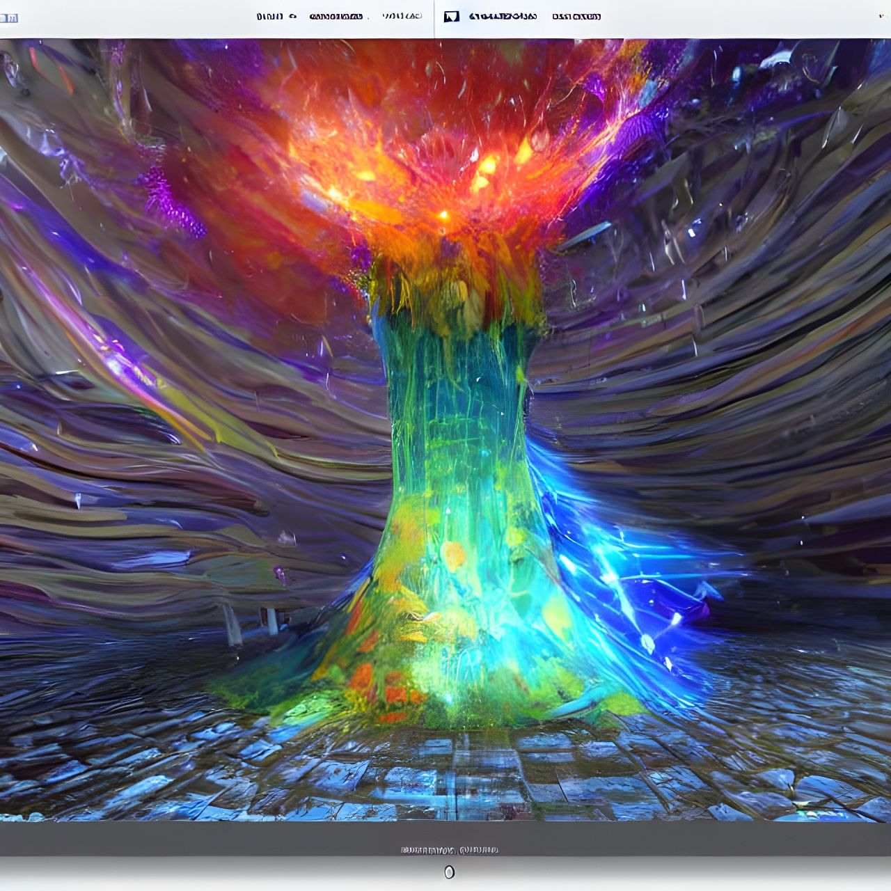 Surreal Spacetime Ripples with Fractal Unreality