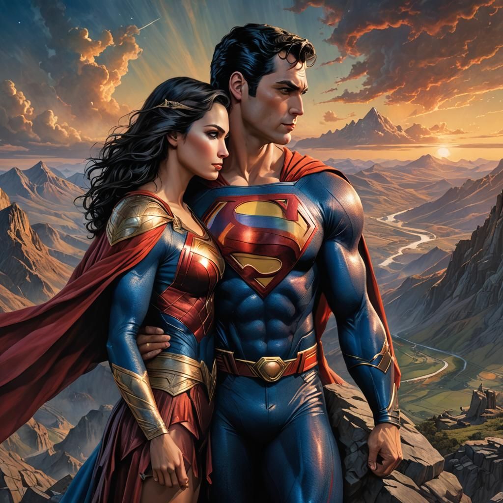 Superman and Superwoman