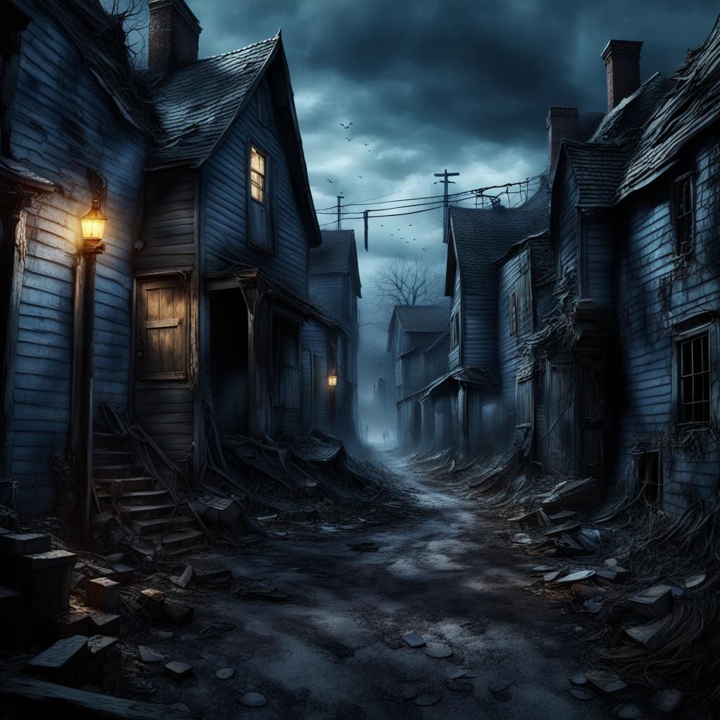 Village à l'abandon