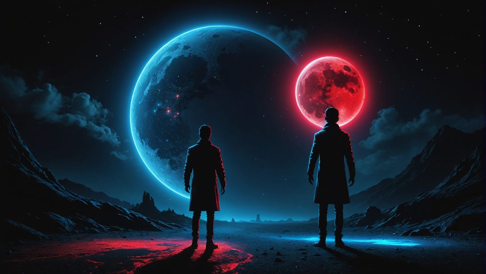 Neon Aura: A Lonely Soul Seeks Love