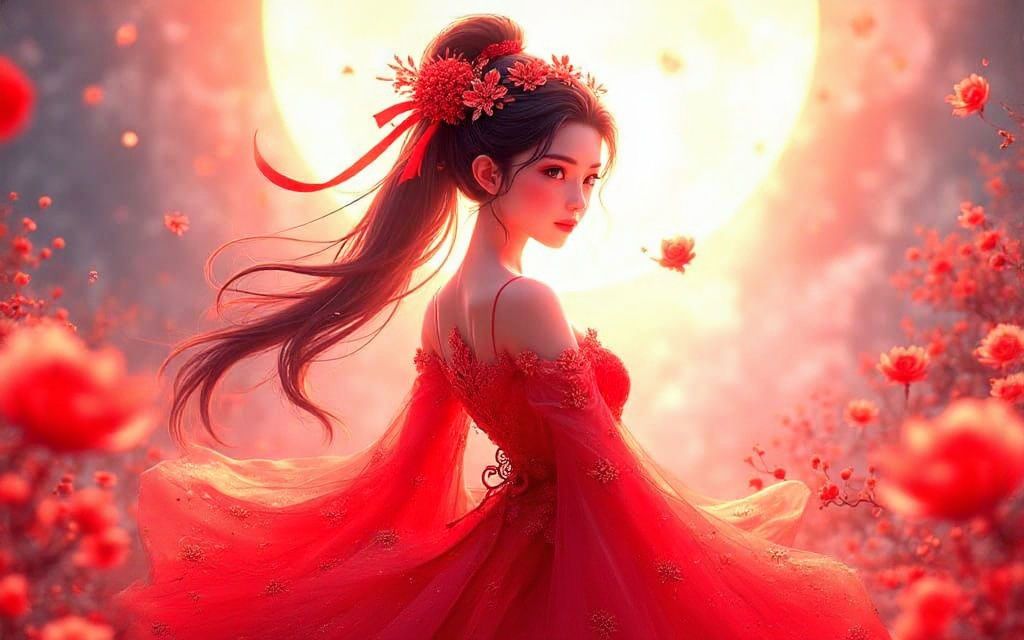 Donghua Goddess of Heaven in 3D Anime Art