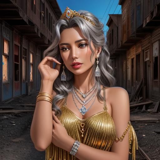 Bejeweled Ghost Town: A Miner's Dream