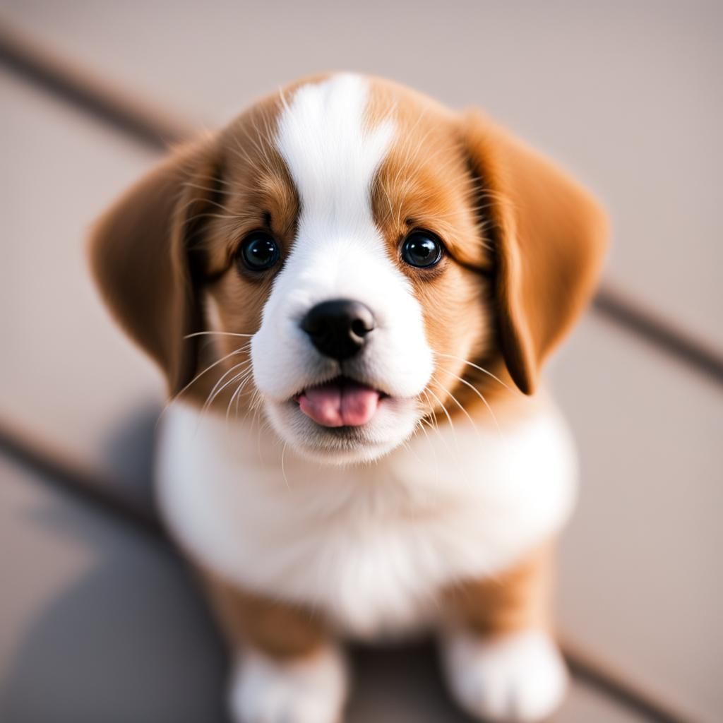 Cute Puppy Generated by AI