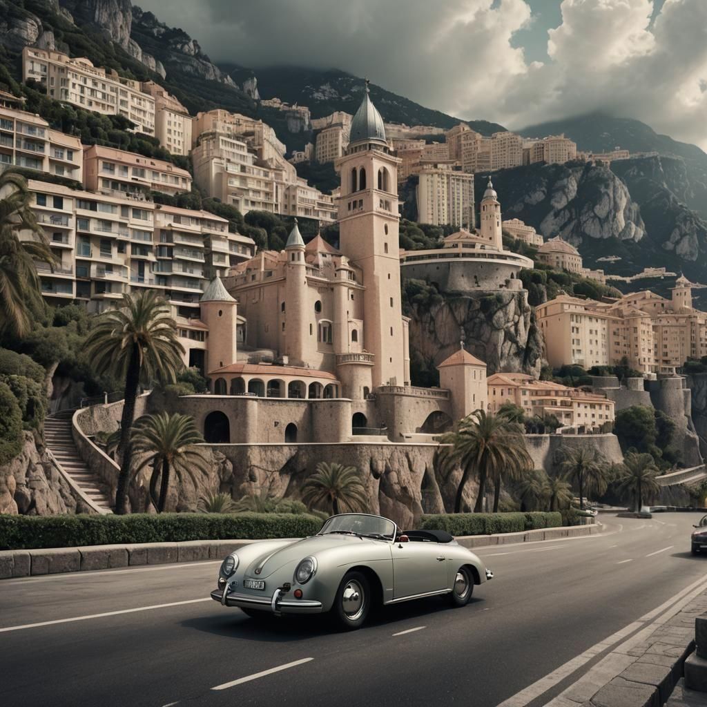 1950s Porsche 356 Speedster in Monaco