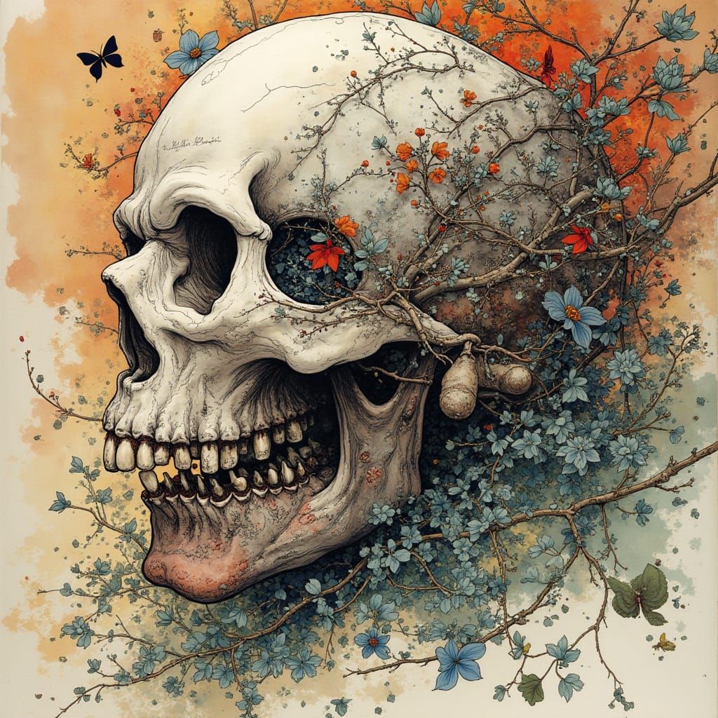 Dark Fantasy World in the Style of Michael Kaluta