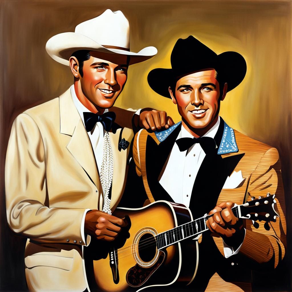 Vintage Music Collage: Hound Dog Serenade