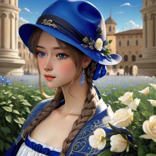 Photorealistic Portrait in Oil Painting Style