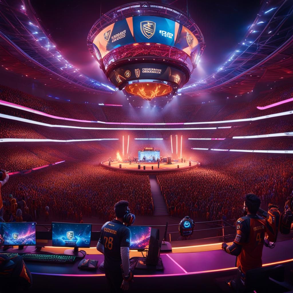 Indian eSports Team Wins Championship: Digital Matte Paintin...