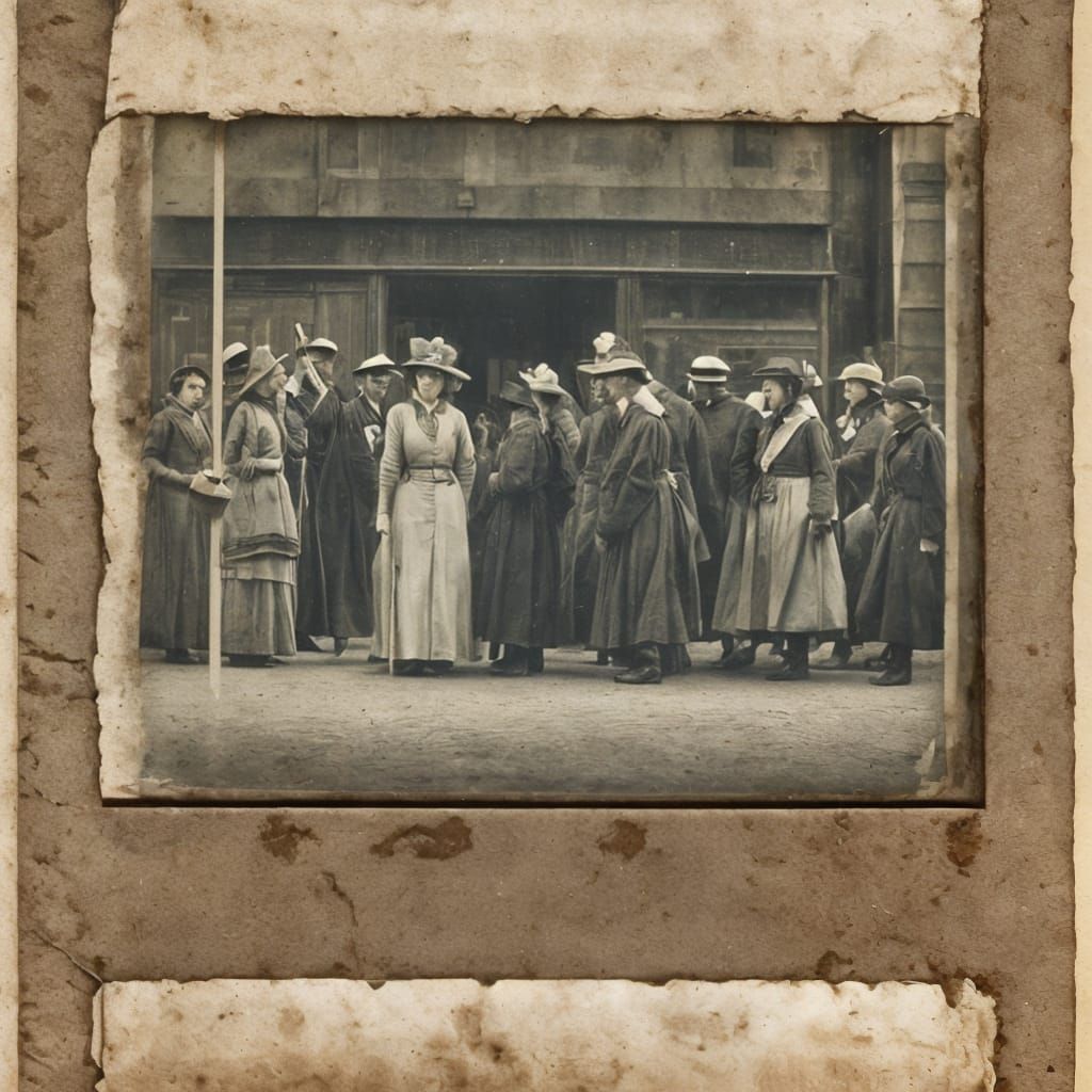 Faded at the edges, rough and worn