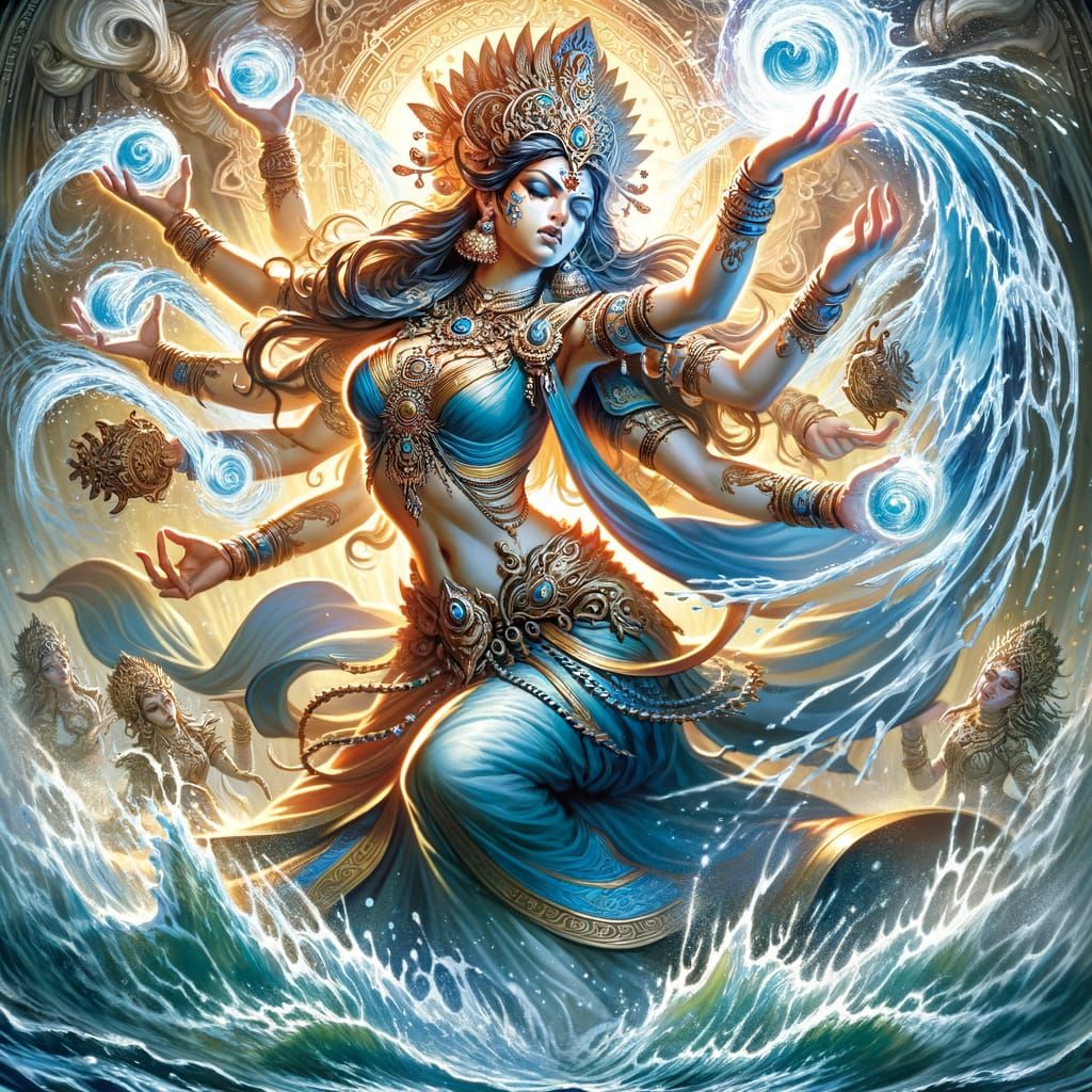 Ganga: River Goddess Commands Water Flow