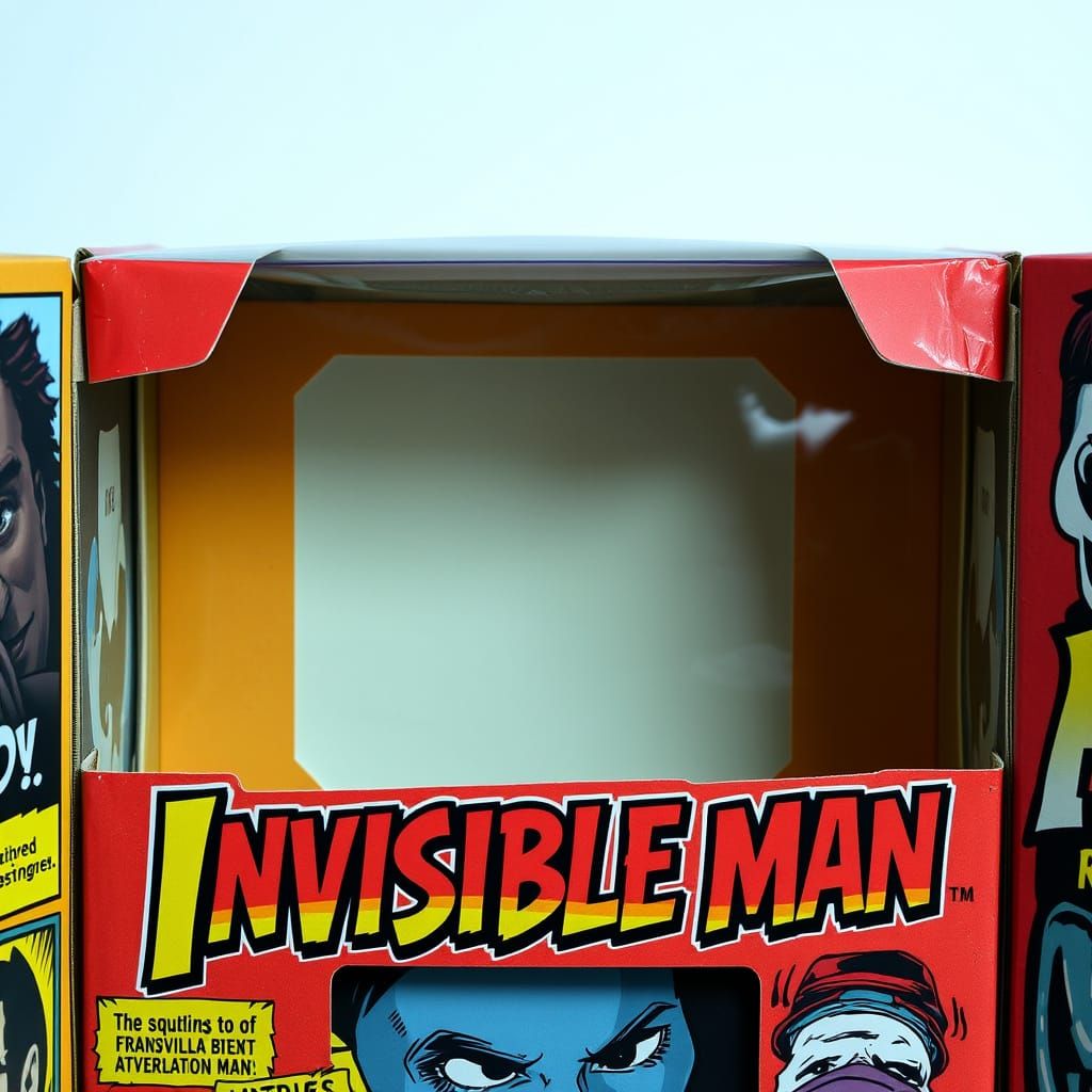 Action Figure Box for the Invisible Man