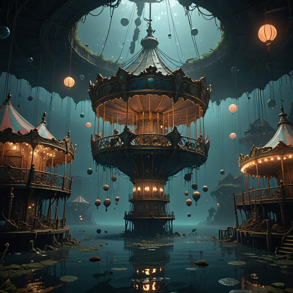 Sunken Carnival Elegy: An Underwater Fantasy