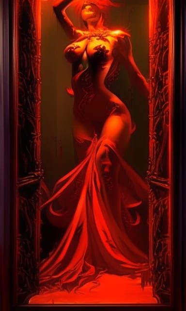 Creepy Demon Emerges: A Horror Masterpiece